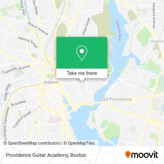 Providence Guitar Academy map