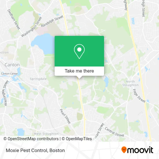 Moxie Pest Control map