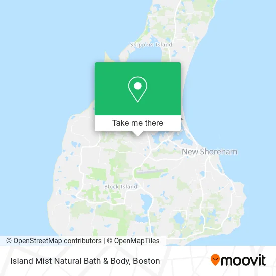 Island Mist Natural Bath & Body map