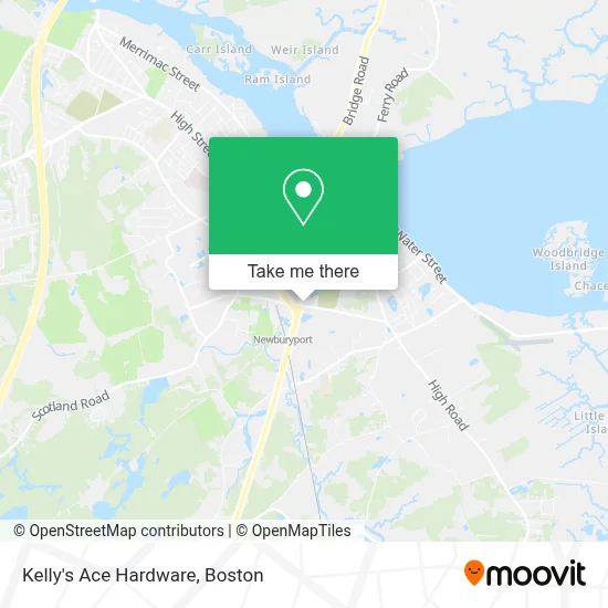 Kelly's Ace Hardware map