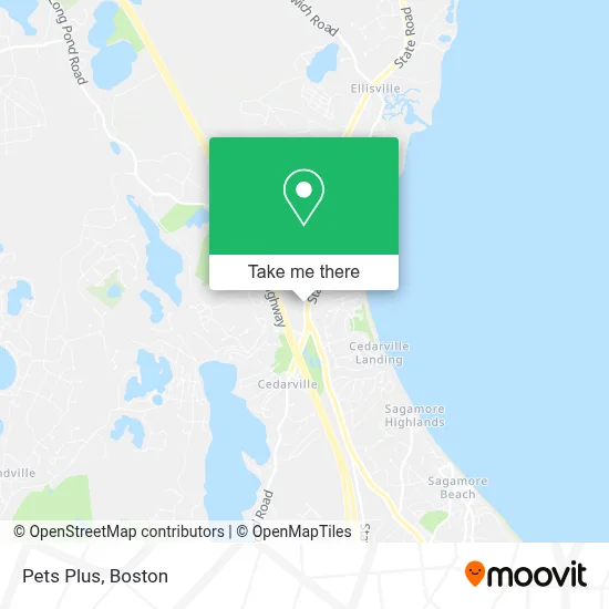 Pets Plus map