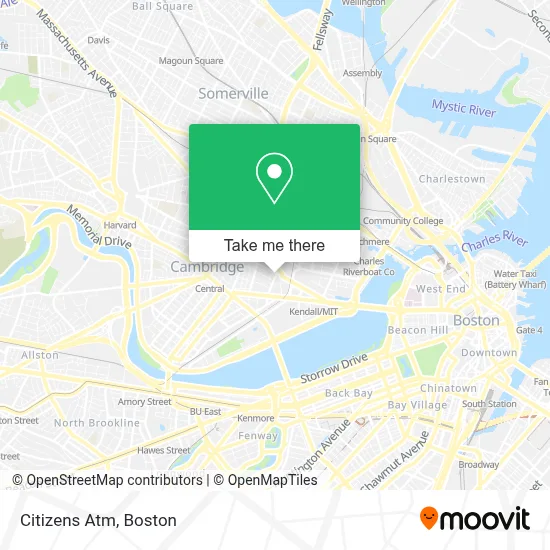 Citizens Atm map