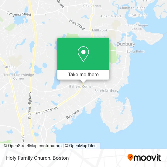 Holy Family Church map