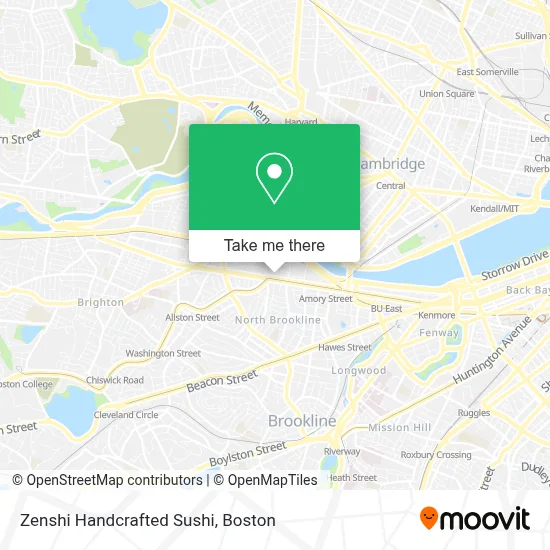 Zenshi Handcrafted Sushi map