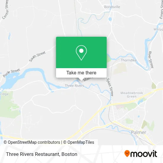 Three Rivers Restaurant map