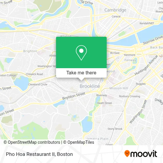 Pho Hoa Restaurant II map