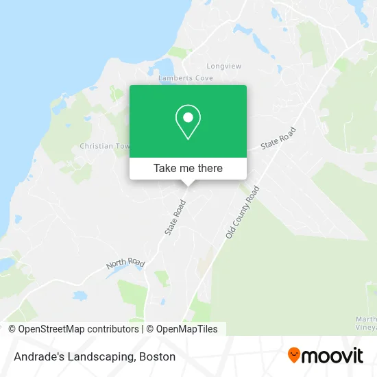 Andrade's Landscaping map