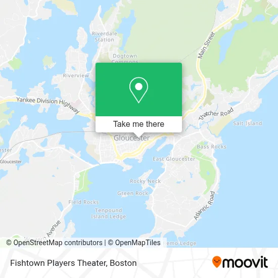 Fishtown Players Theater map