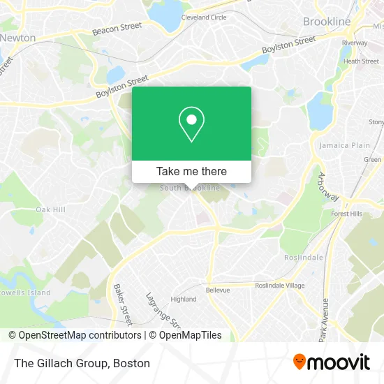 The Gillach Group map