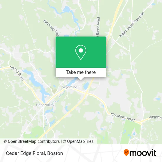 Cedar Edge Floral map