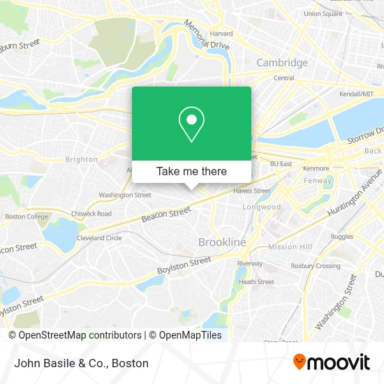 John Basile & Co. map
