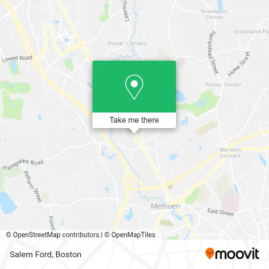 Salem Ford map