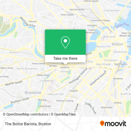 The Botox Barista map