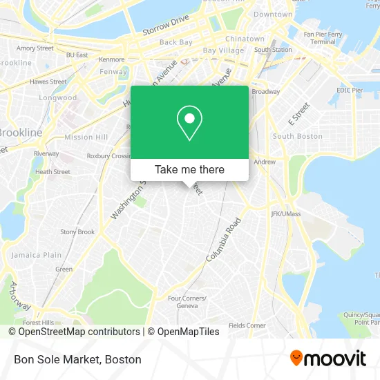 Bon Sole Market map