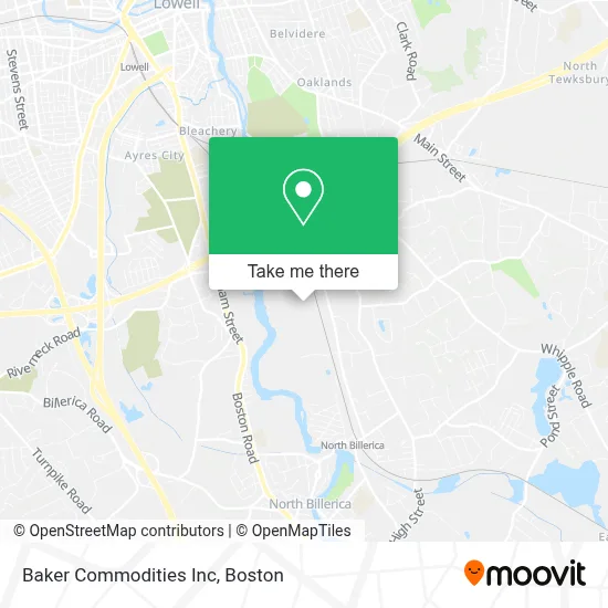 Baker Commodities Inc map