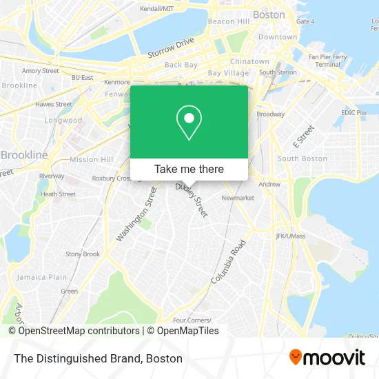 The Distinguished Brand map