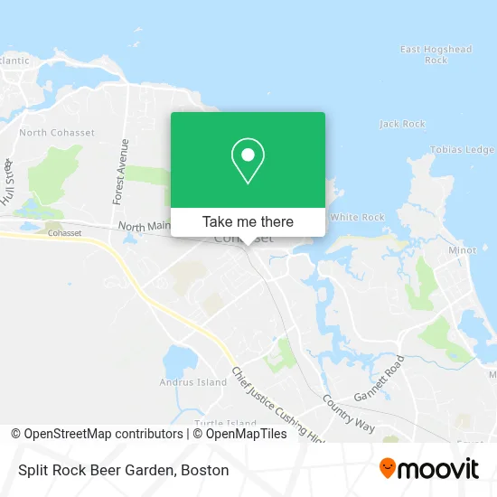 Split Rock Beer Garden map