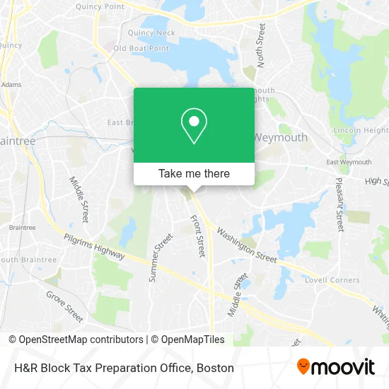 H&R Block Tax Preparation Office map