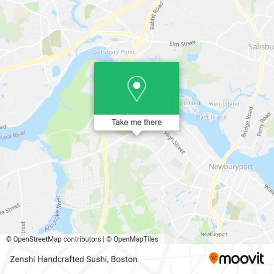 Zenshi Handcrafted Sushi map