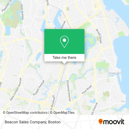 Beacon Sales Company map