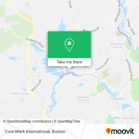 Core-Mark International map