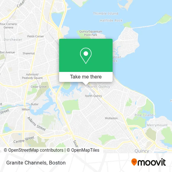 Granite Channels map