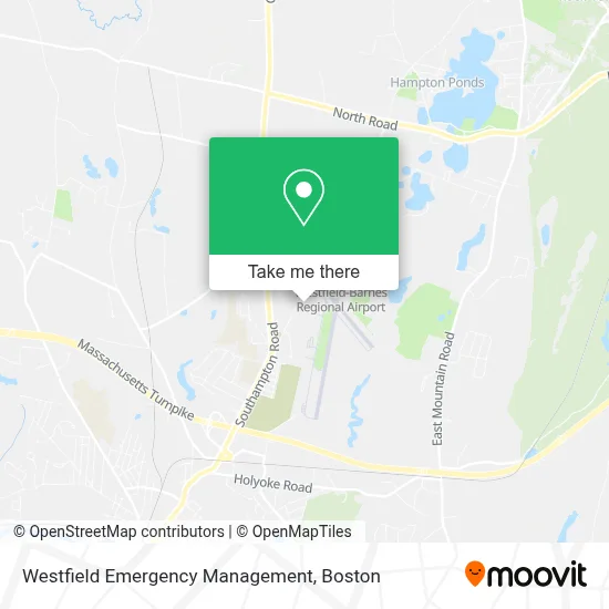 Westfield Emergency Management map