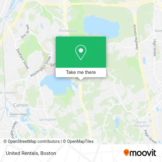 United Rentals map