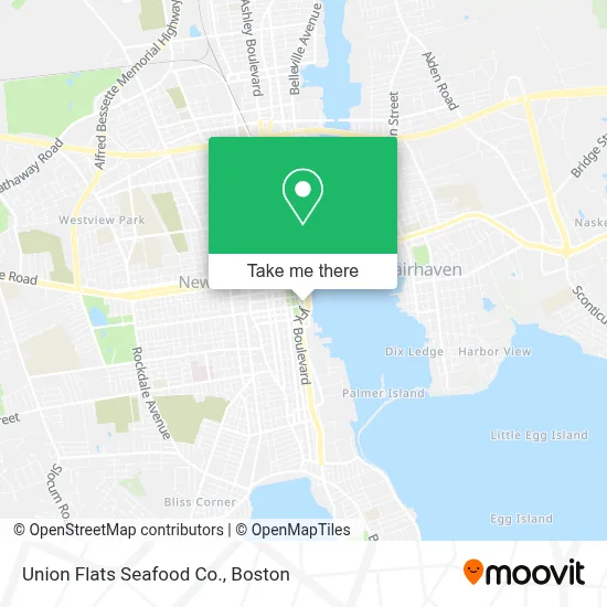 Union Flats Seafood Co. map