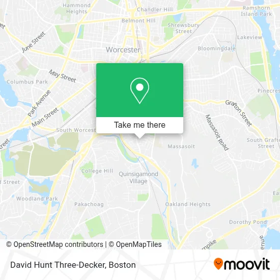 David Hunt Three-Decker map