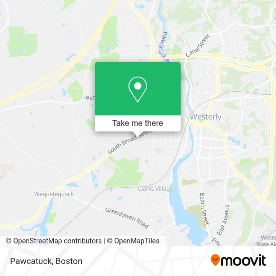 Pawcatuck map