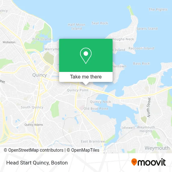 Head Start Quincy map