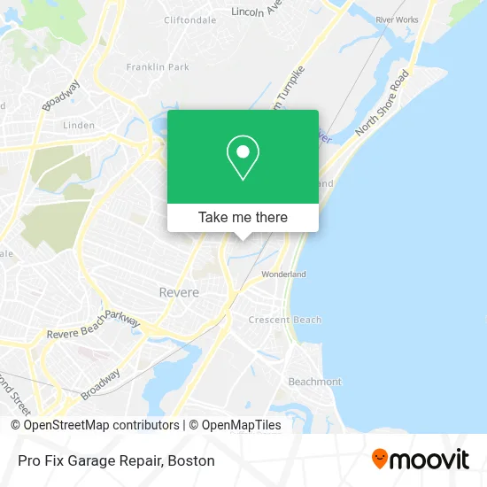 Pro Fix Garage Repair map