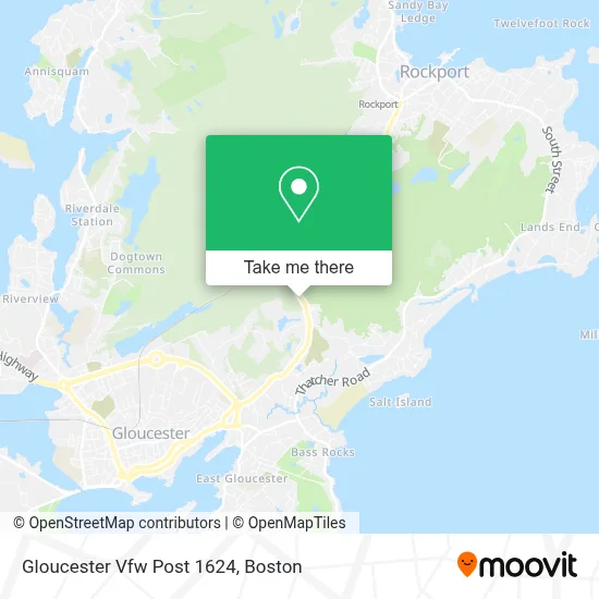 Gloucester Vfw Post 1624 map