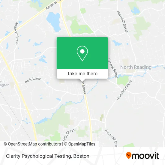Clarity Psychological Testing map