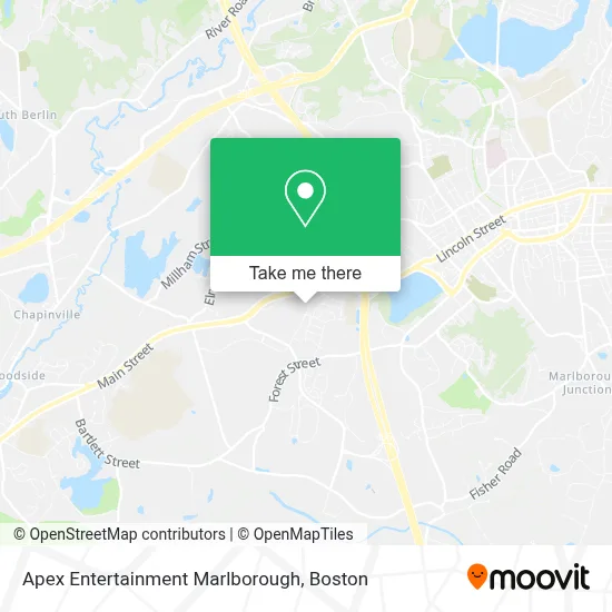 Apex Entertainment Marlborough map