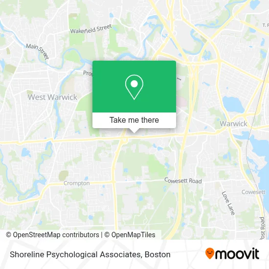 Shoreline Psychological Associates map