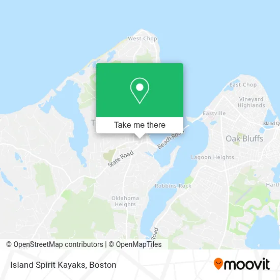 Island Spirit Kayaks map