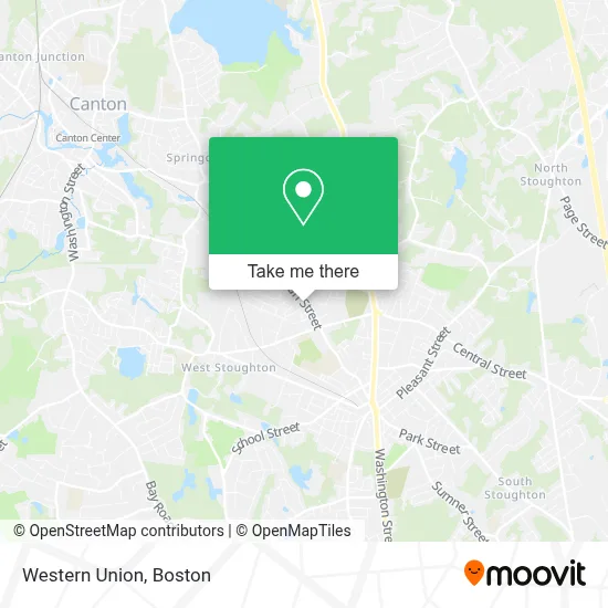 Western Union map