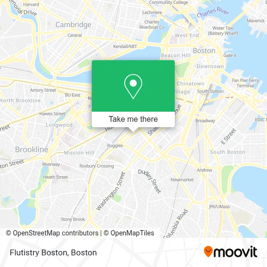 Flutistry Boston map