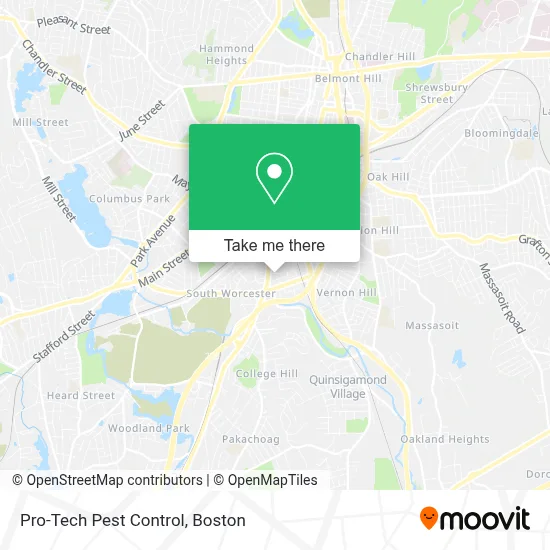 Pro-Tech Pest Control map