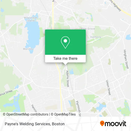Payne's Welding Services map