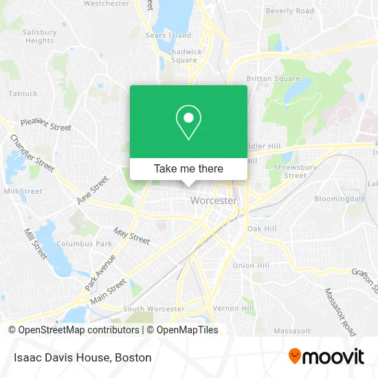 Isaac Davis House map