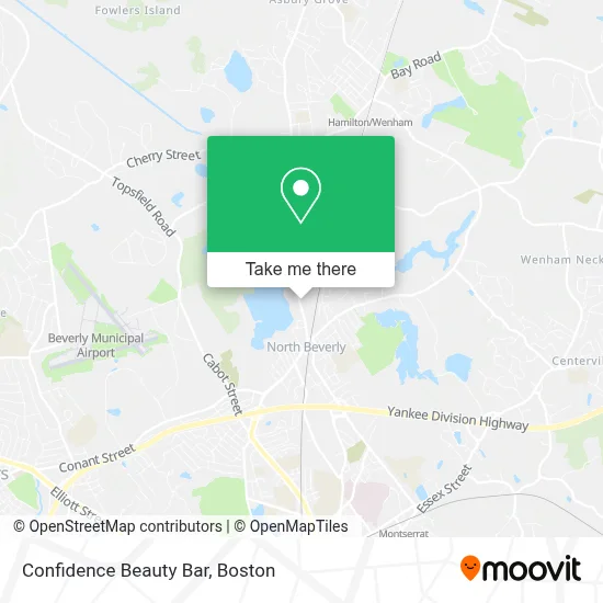 Confidence Beauty Bar map