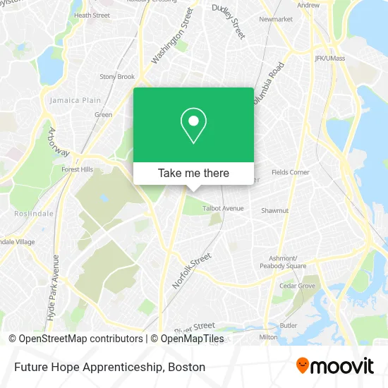 Future Hope Apprenticeship map
