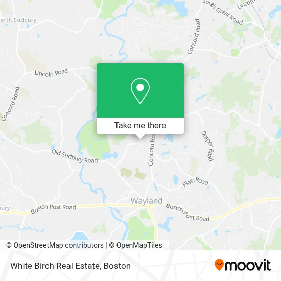 White Birch Real Estate map