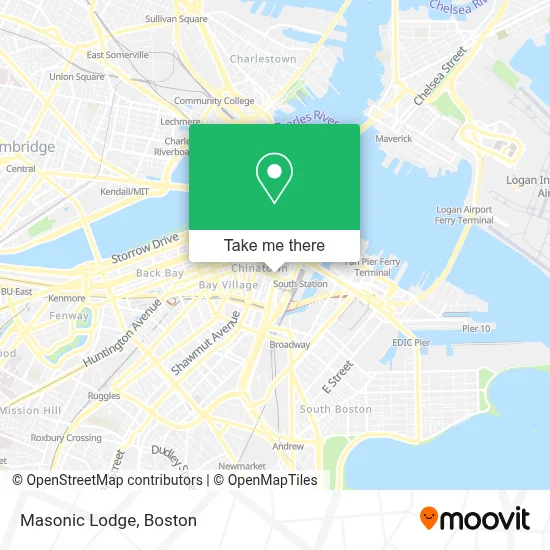 Masonic Lodge map