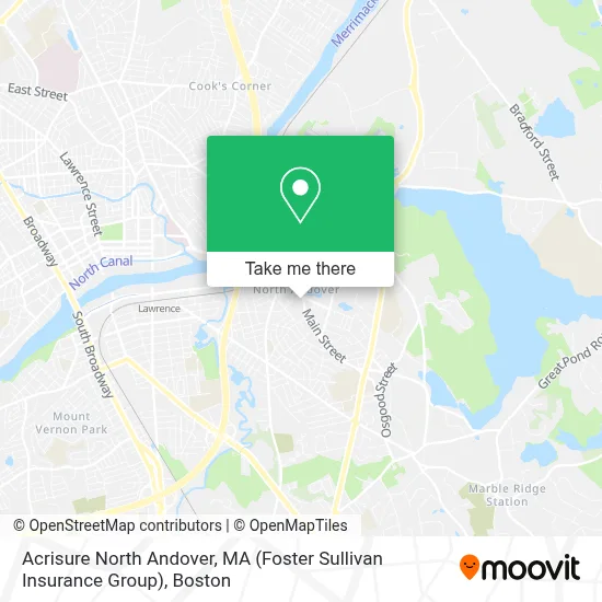 Acrisure North Andover, MA (Foster Sullivan Insurance Group) map