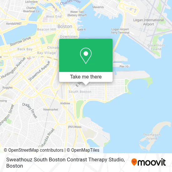 Sweathouz South Boston Contrast Therapy Studio map