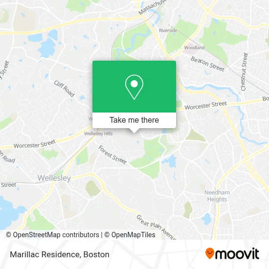 Marillac Residence map